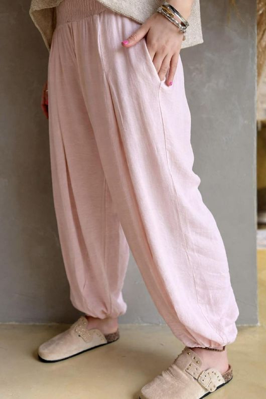 Basso Shirring Genie Pant Seashell